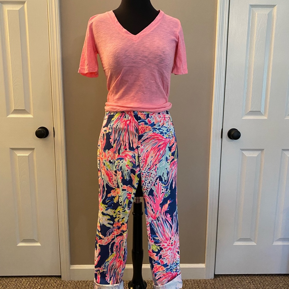 Lilly Pulitzer Kelly Stretch Pant Size 6